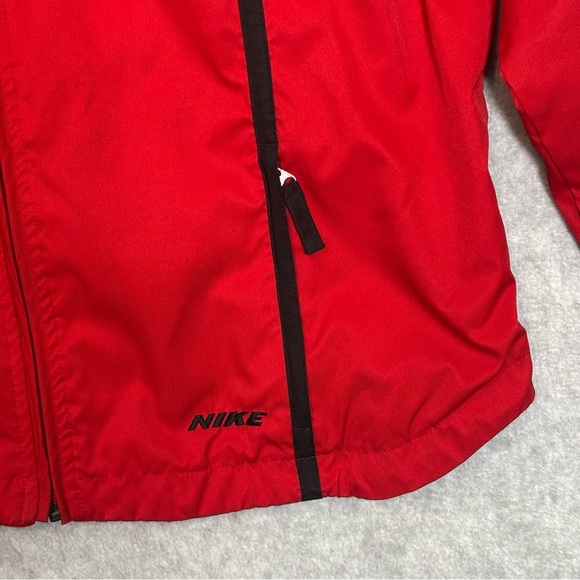 Nike Vintage Windbreaker Jacket-Red-Men Size Large (12-14) - Picture 3 of 8
